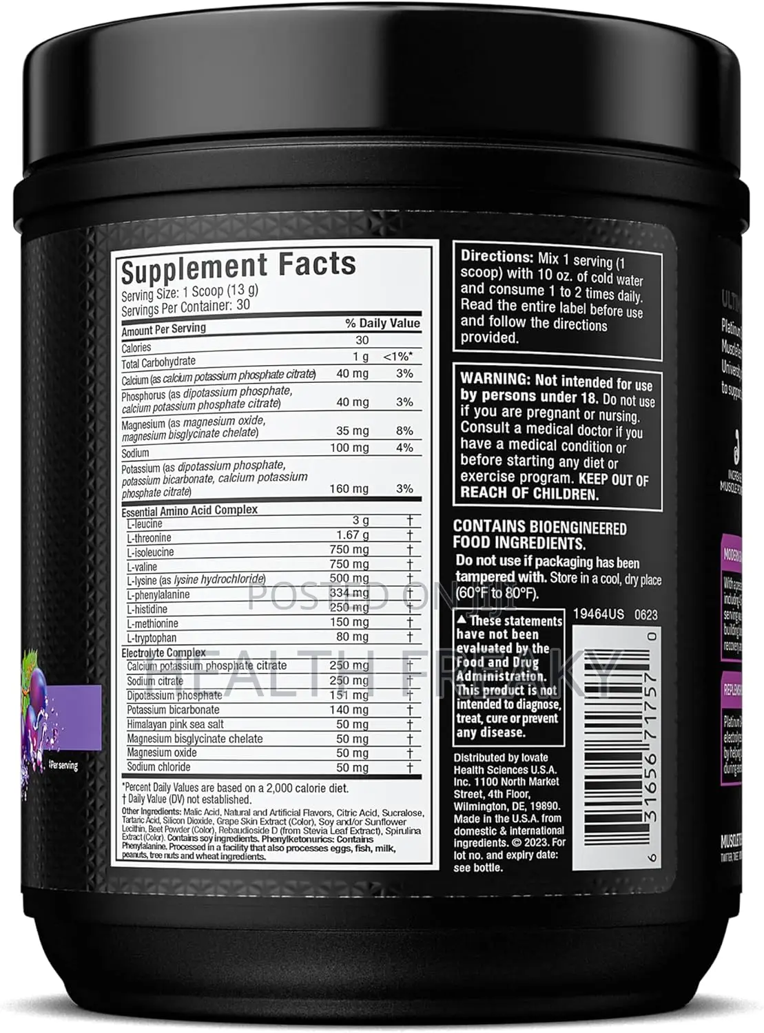 Muscletech Platinum 100% EAA+ Muscle Strength Builder