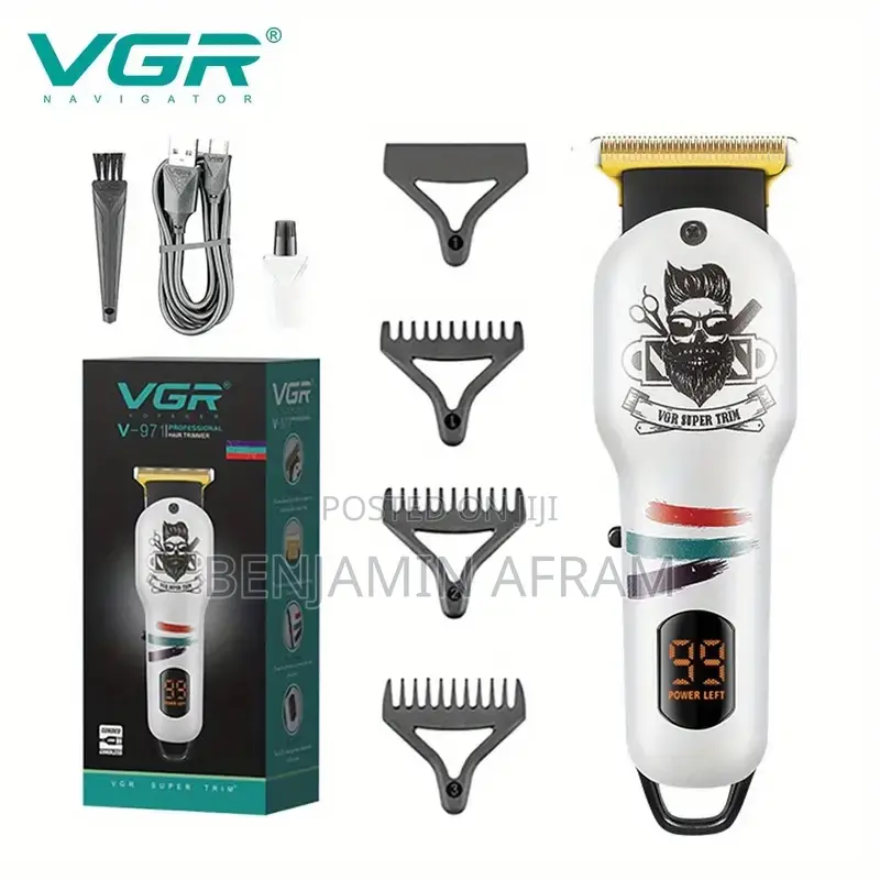 VGR-971 Cordless and Rechargeable Barbering Machine
