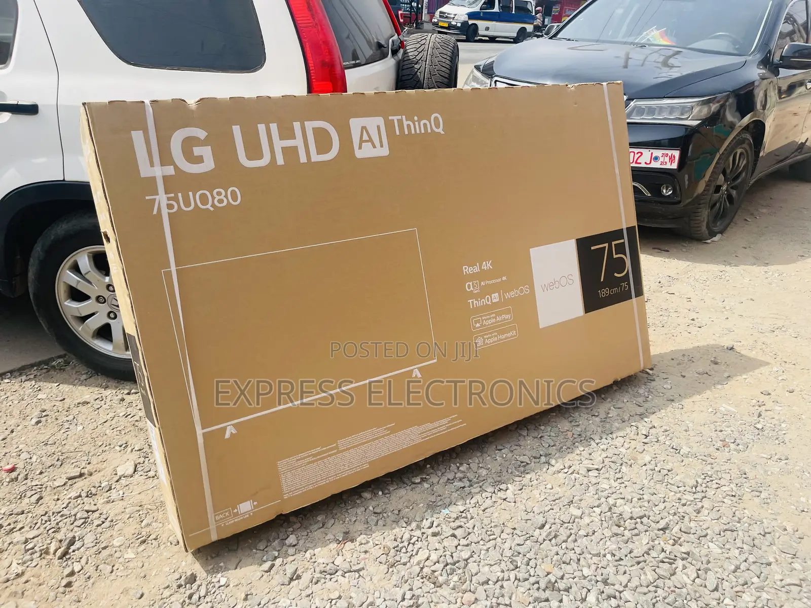True Cinematic UHD Smart Glossy Screen  75”UQ800
