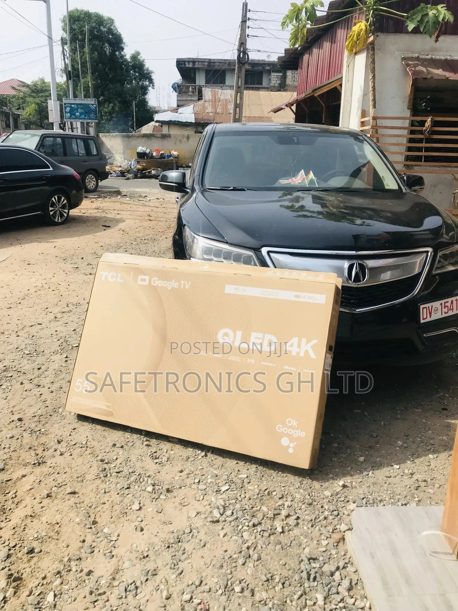 55 Inches Glossy Qled Smart Black Electric TCL C635 Tv