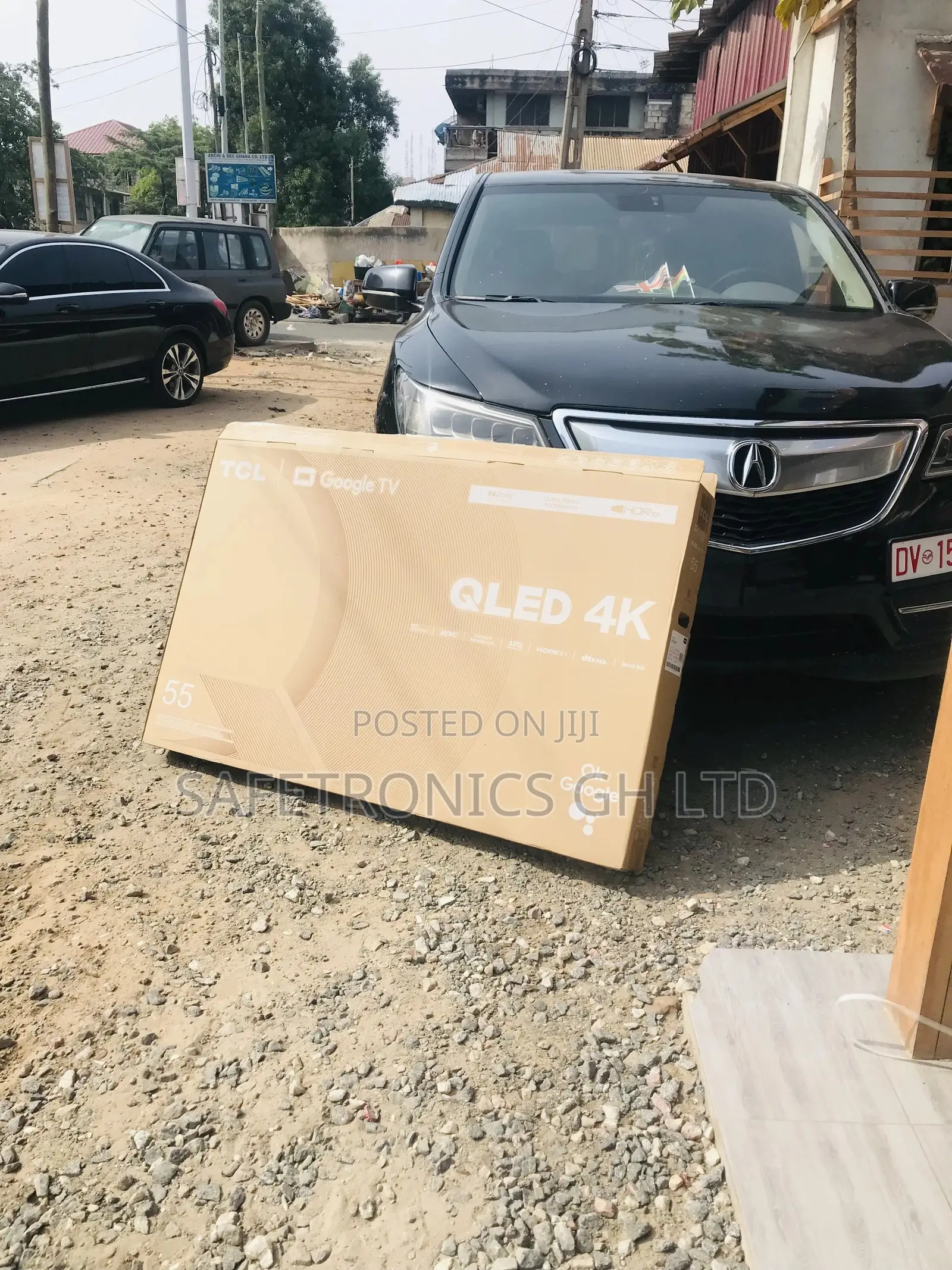 55 Inches Glossy Qled TCL Electric Smart Black C635 Tv