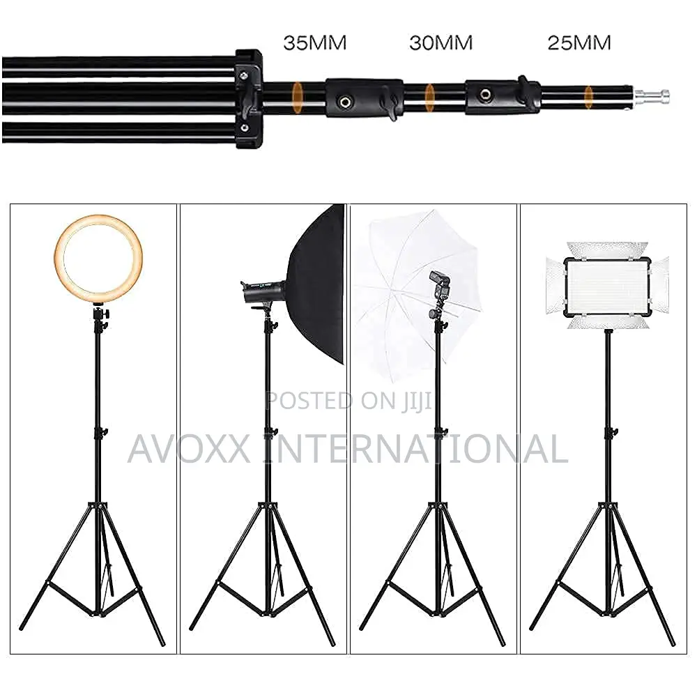 ITOTIN Heavy Duty Light Stand 9.5 Feet/2.8 Meters Adjustable