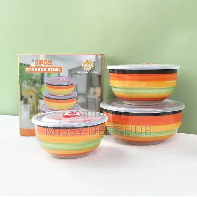 3pcs Rainbow Ceramic Set