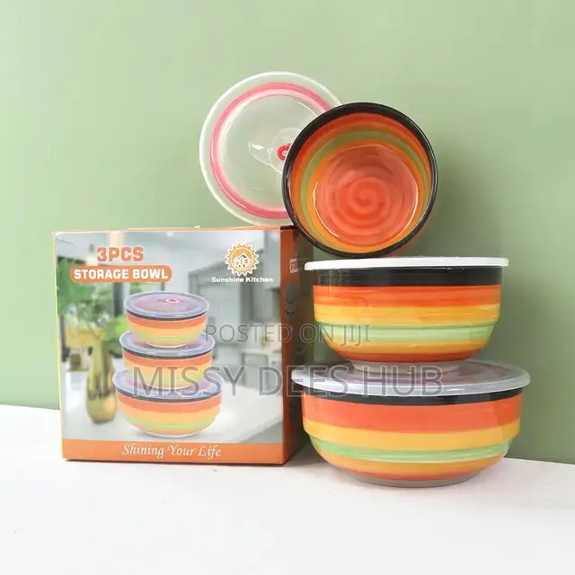 3pcs Rainbow Ceramic Set