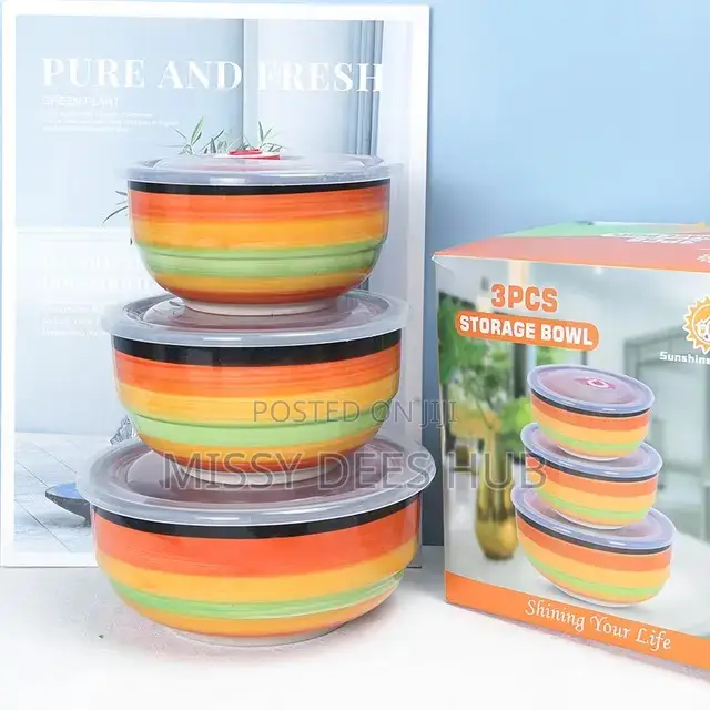 3pcs Rainbow Ceramic Set