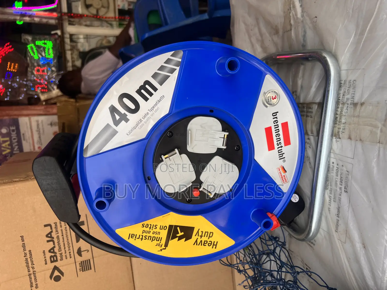 40M Heavy Duty Extension Cord Reel