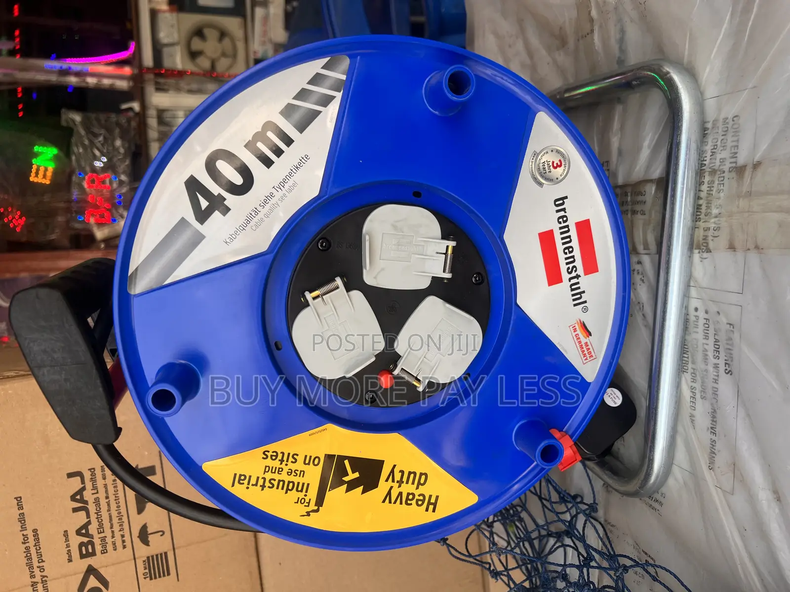 40M Heavy Duty Extension Cord Reel