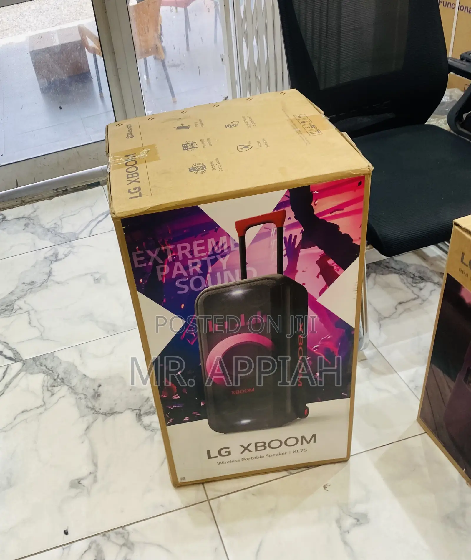 LG XL7S Portable Bluetooth Party Speaker(20hrs Battery).