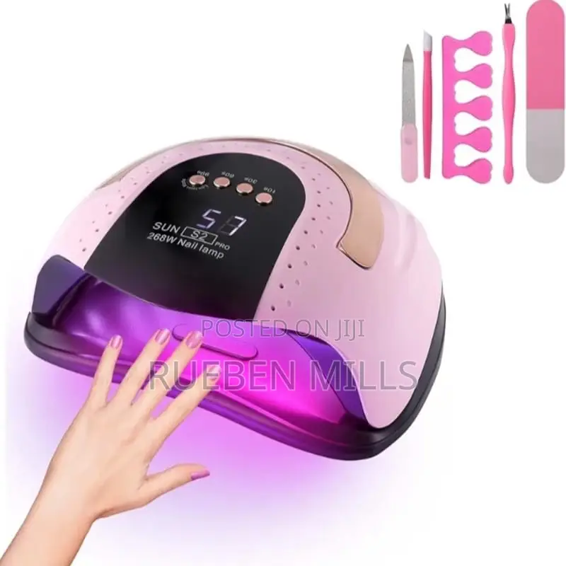 60 Leds Detachable Base Sun S2 Pro 2 in 1 UV LED Nails Dryer
