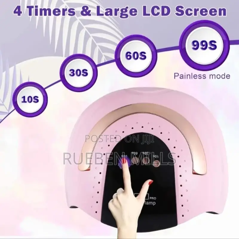 4 Timers 268W Powerful Sun S2 Pro UVLED Nail Dryer Lamp