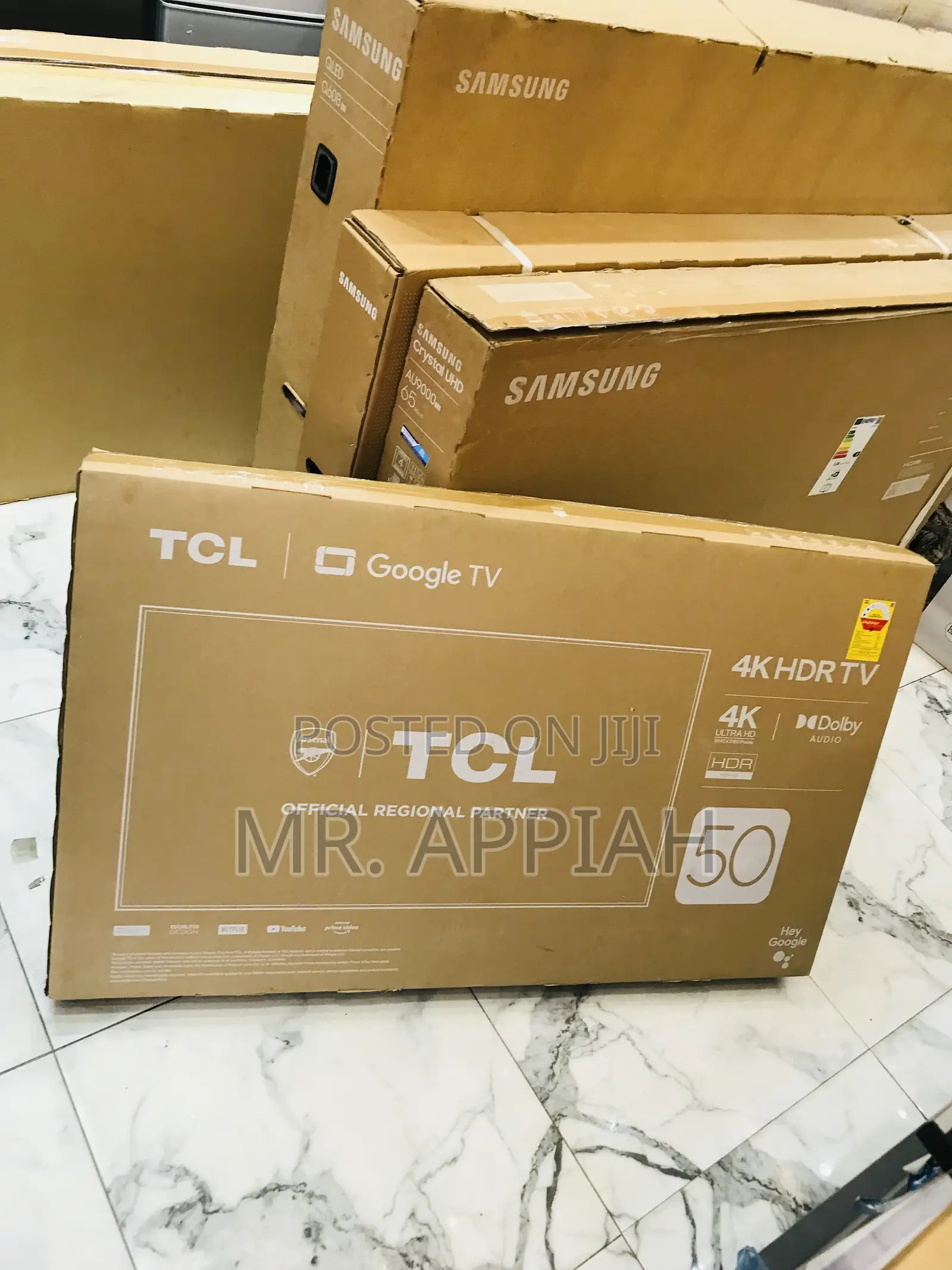Energy Efficient TCL 50P735 50 Inch Ultra HD Tv(Black).