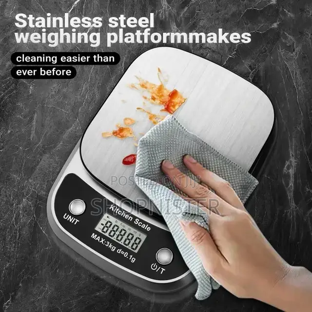 Portable Food Electronics Precise Kitchen Scale 0.1-3kg