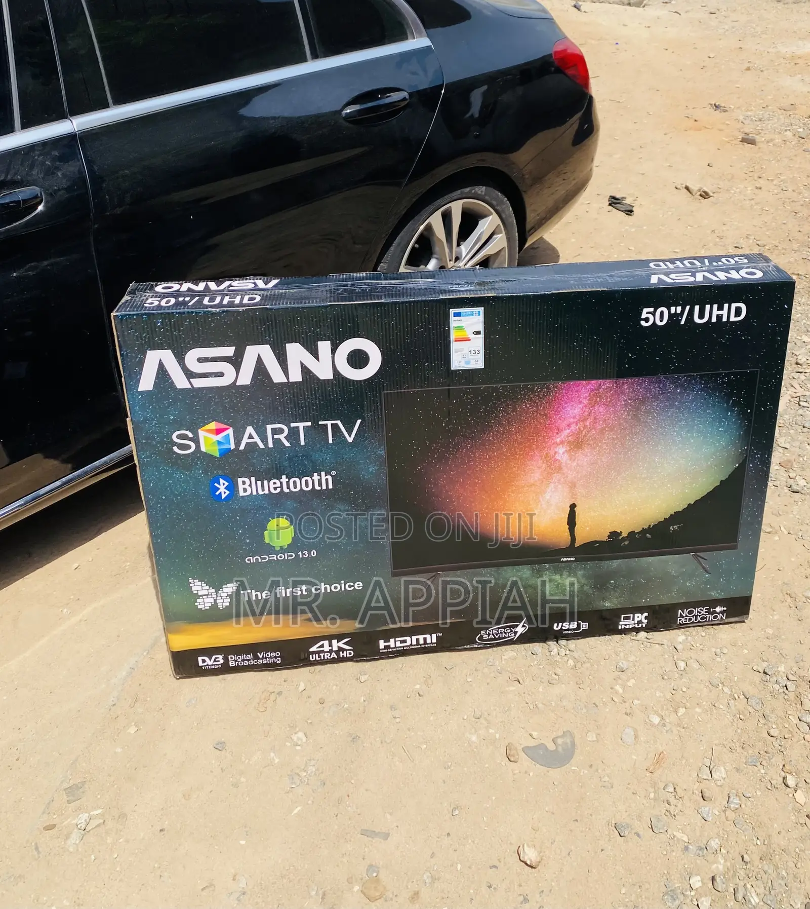 Long Lasting Asano 50 Inch(Black) Uhd Smart Tv.