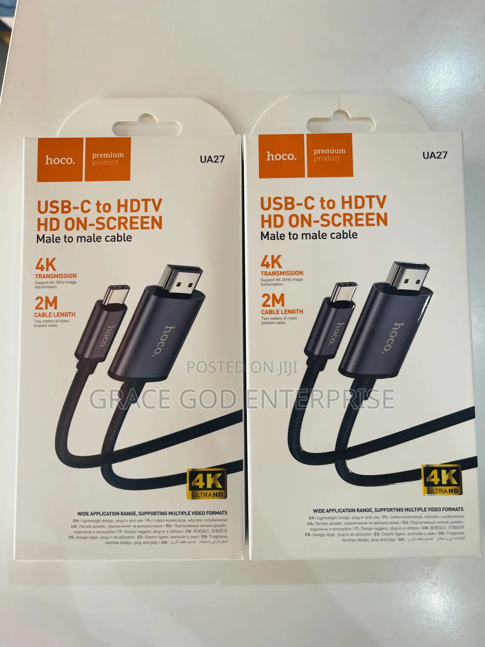 Hoco Usb-c To Hdmi Cable 2m(Black)