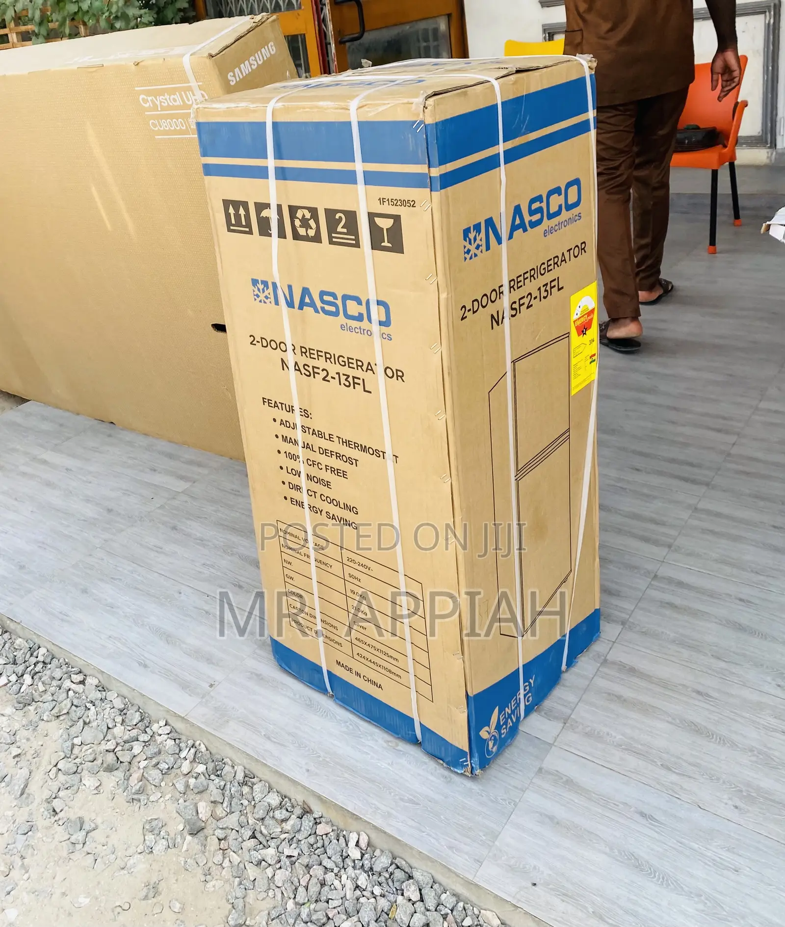 Purchase Classic Nasf2-13fl(Gray)2 Door Electric Fridge.