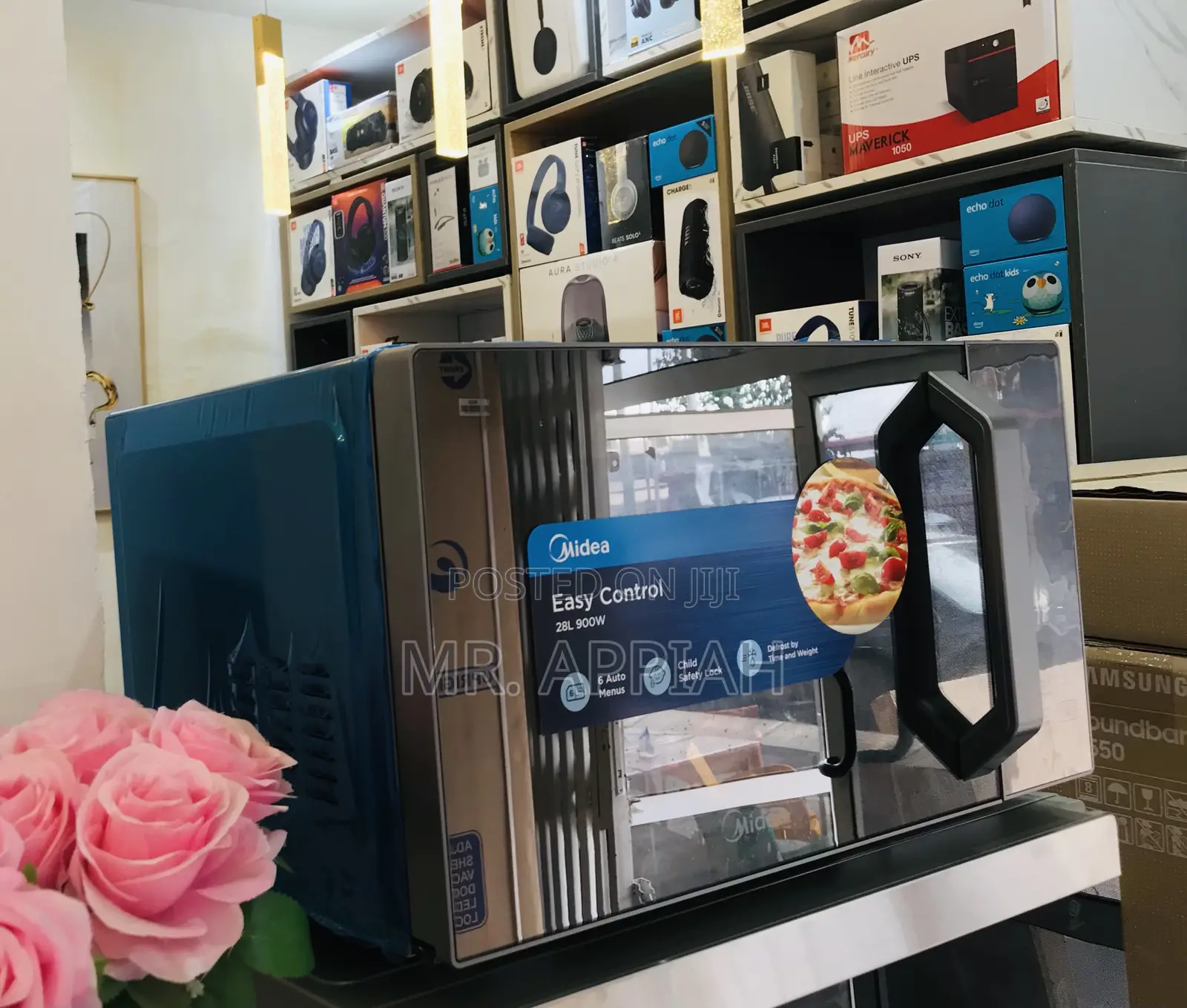 Energy Efficient Midea Em9p032mx Electric Microwave.