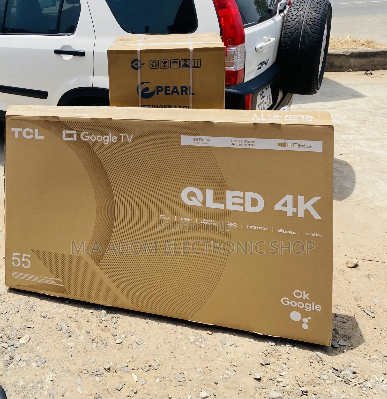 Well Design TCL 55c645(Black)55” Ultra HD Smart Qled Tv.