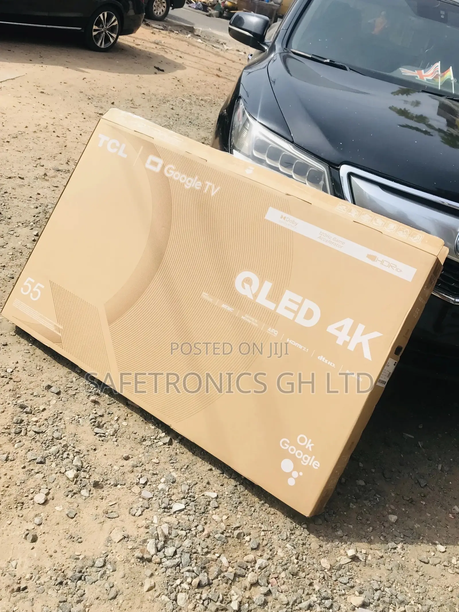 C635 TCL Smart Electric Glossy Black 55 Inches Qled Tv