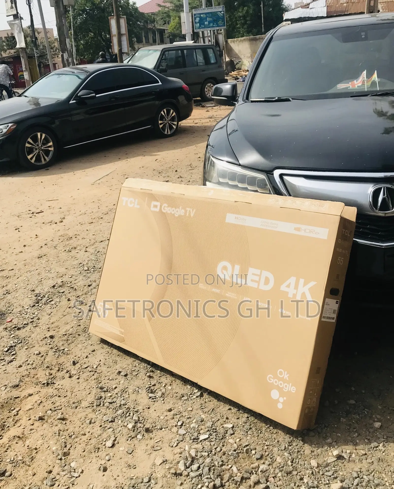 C635 TCL Smart Electric Glossy Black 55 Inches Qled Tv