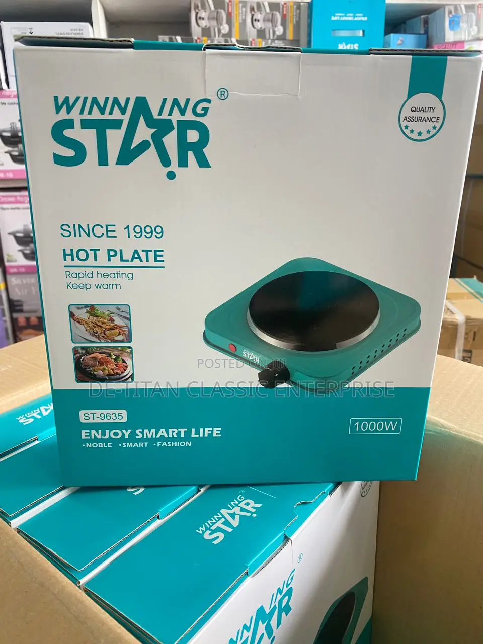 High Quality And Power Efficient Electric Hotplate - 1000w