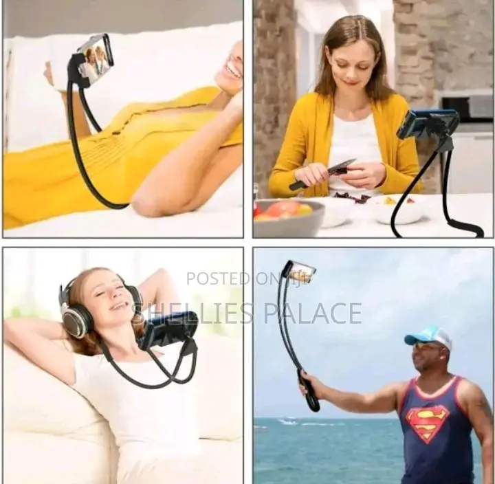 Retractable Neck Hanging Selfie Pole Stand Adjustable 360°