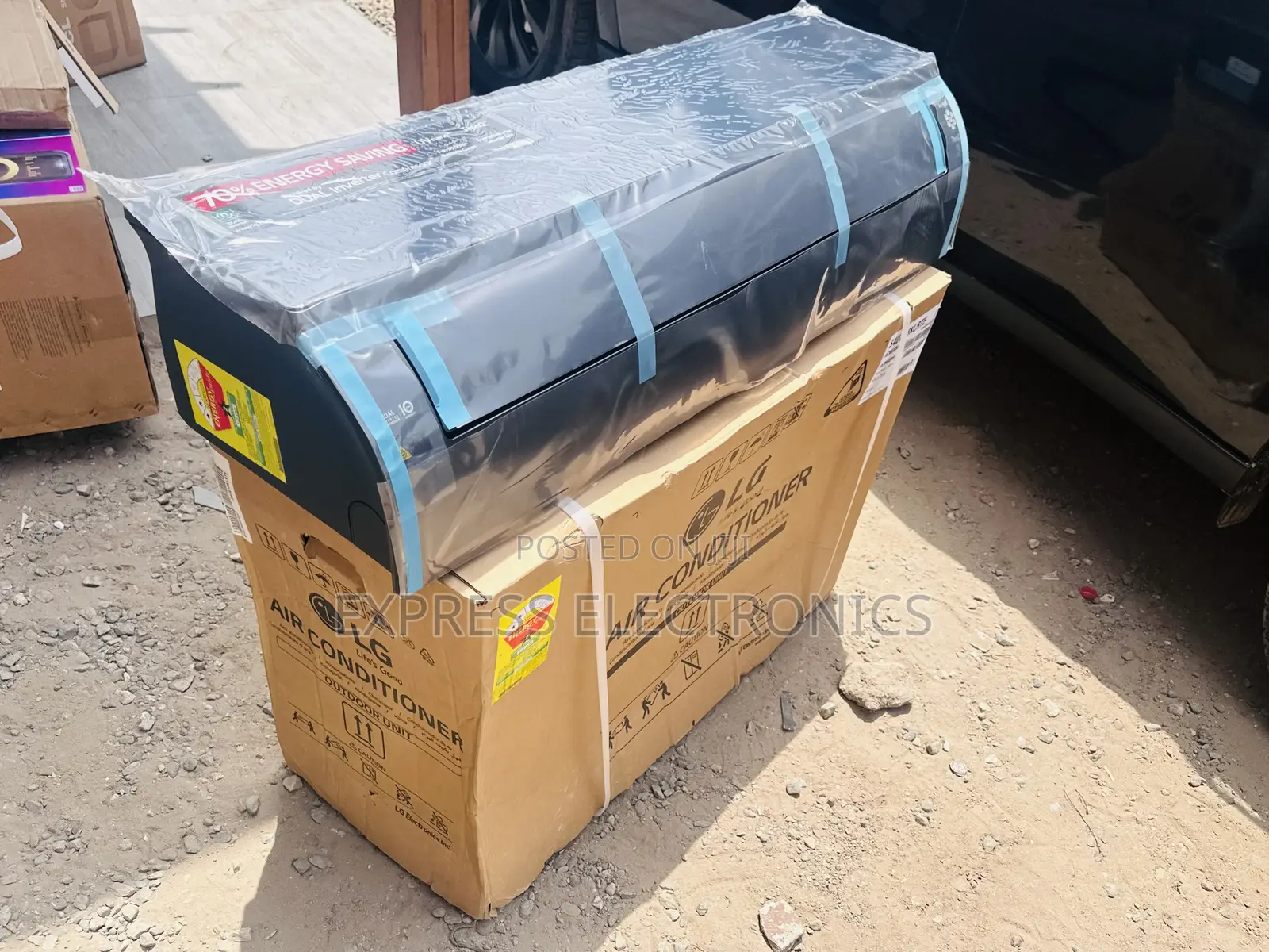 2.0hp Dual Artcool Inverter Black Lg AC Best Ant Store