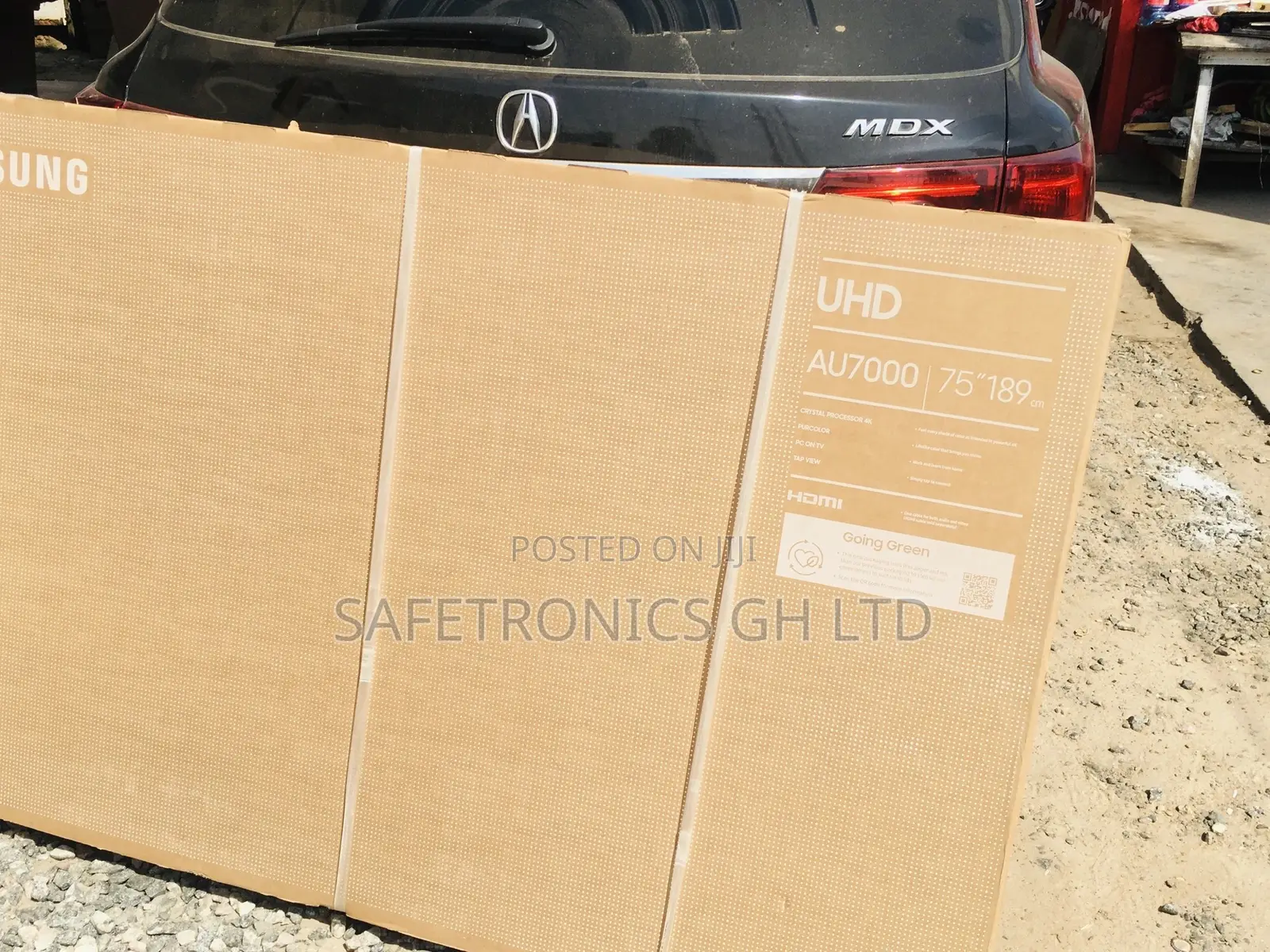 AU71 85 Inches Glossy Led Black Electric Samsung Smart Tv