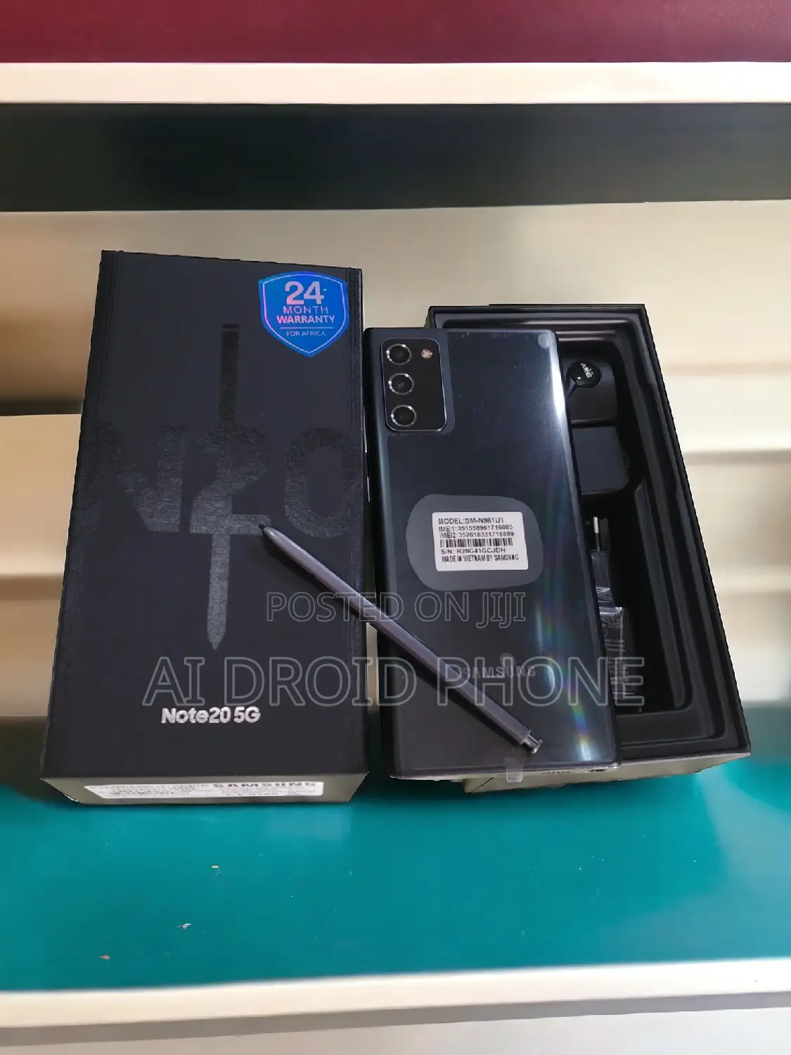 New Samsung Galaxy Note 20 5G 128 GB Black
