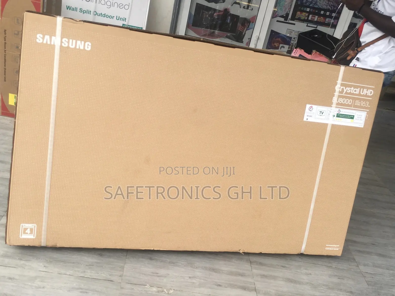65 Inches BU80 Smart Black Electric Samsung UHD Led Tv