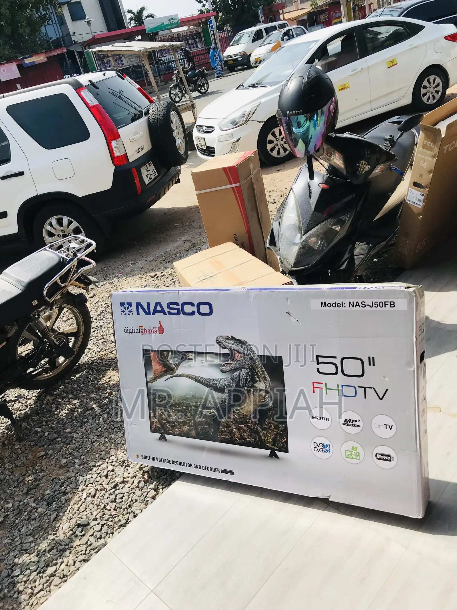 Original Nasco 50 Inch Full HD Electric Led Tv(Black).