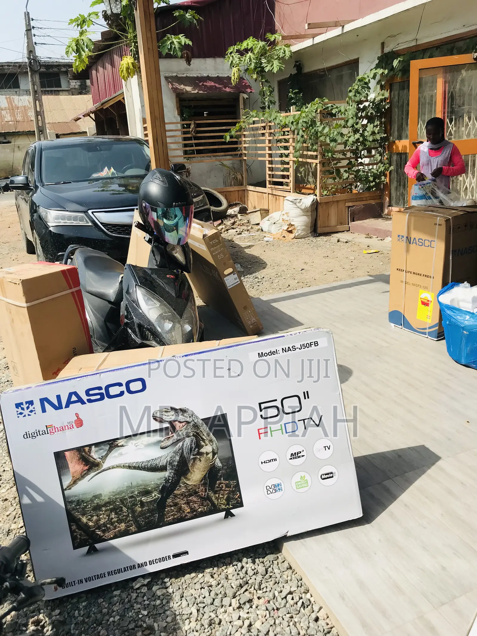 Authentic Nasco 50 Inch Full HD Electric Led Tv(Black).