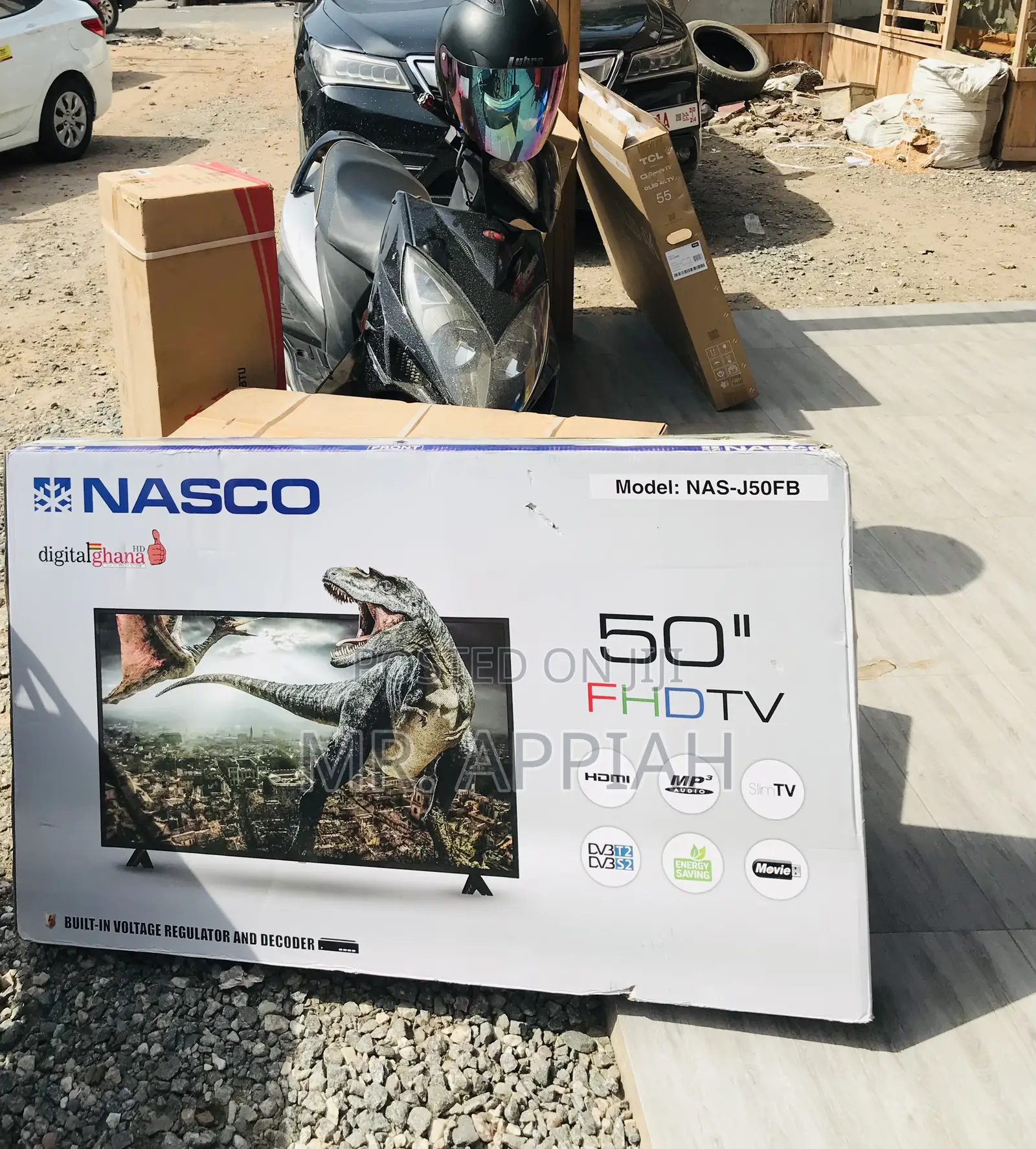 Buy Authentic Nasco 50 Inch Full HD Satellite Electric Tv.