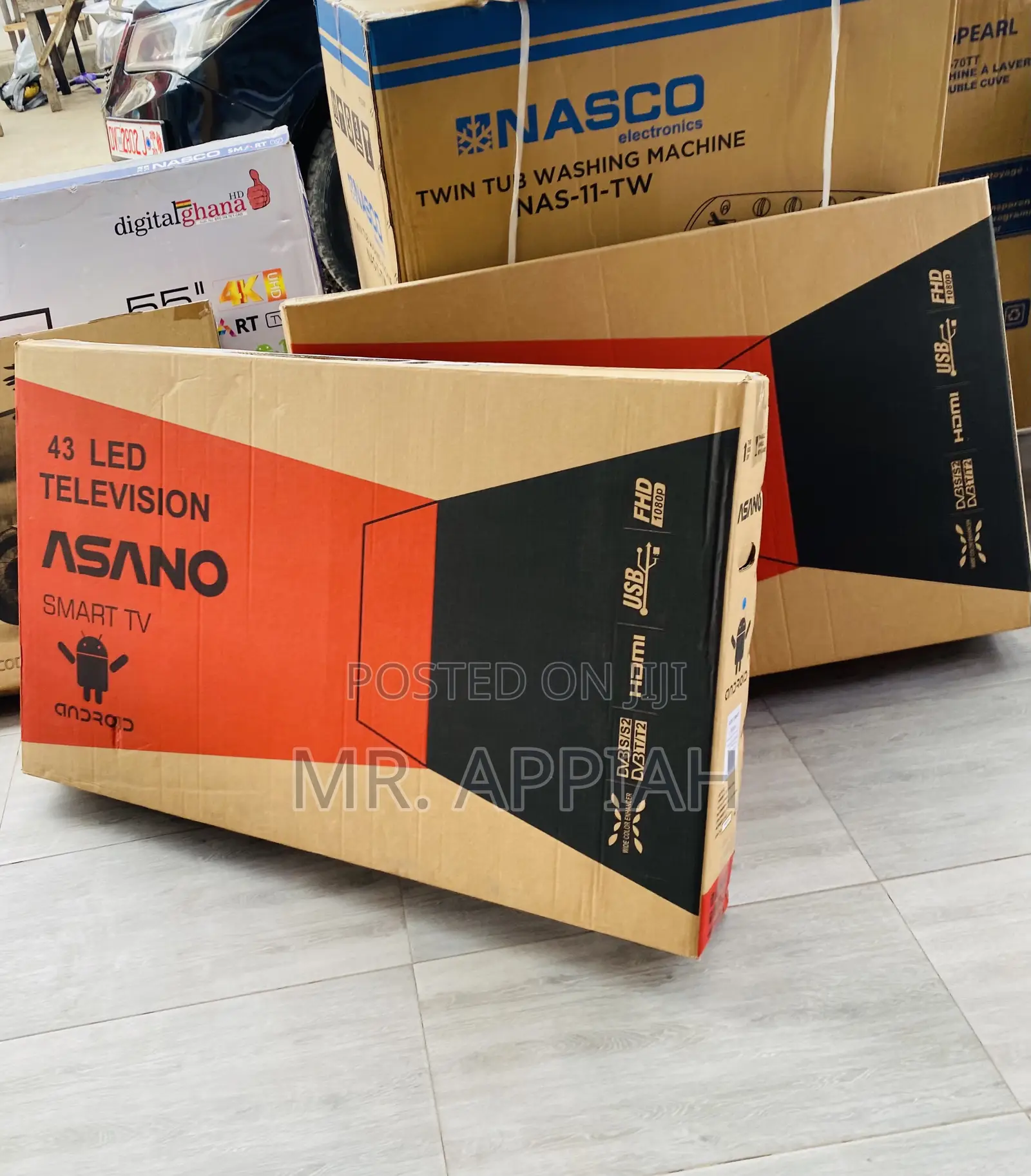 Authentic Asano 43 Inch Digital Satellite Electric Led Tv.