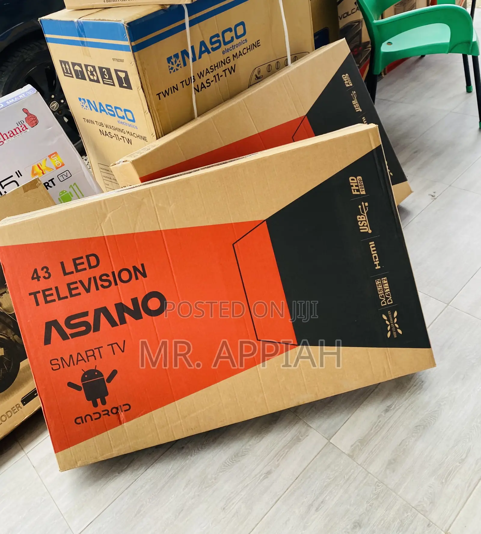 Authentic Asano 43 Inch Digital Satellite Electric Led Tv.