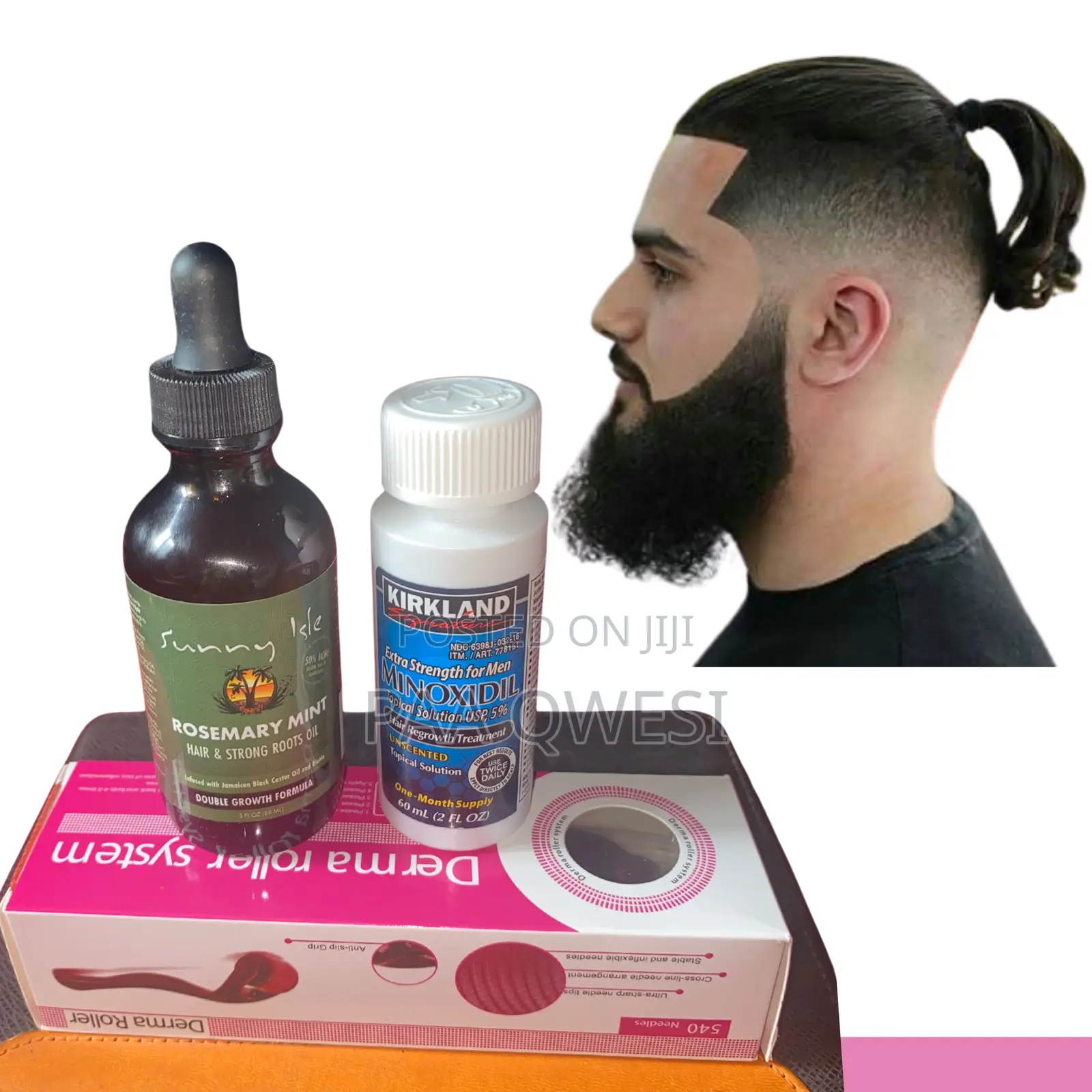 Derma Roller, Minoxidil, and Rosemary Hair Growth