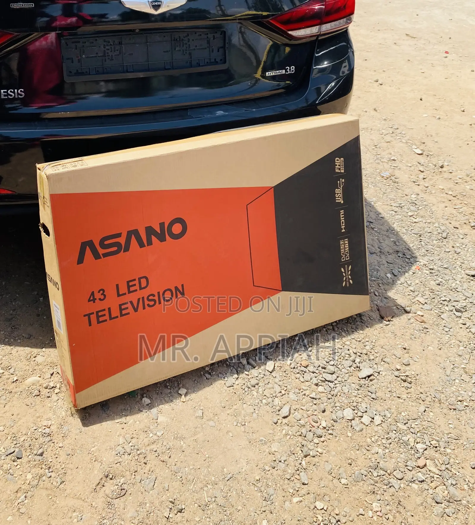 Super Quality Asano 43 Inch Digital Satellite Led Tv(Black$