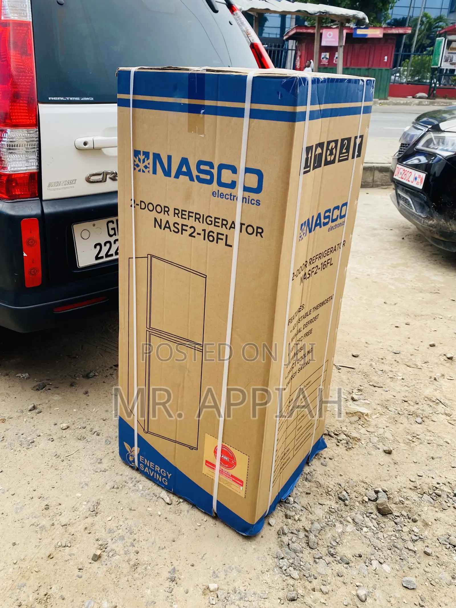Energy Saving Nasco Double Door Electric Fridge Nasf2-16fl.