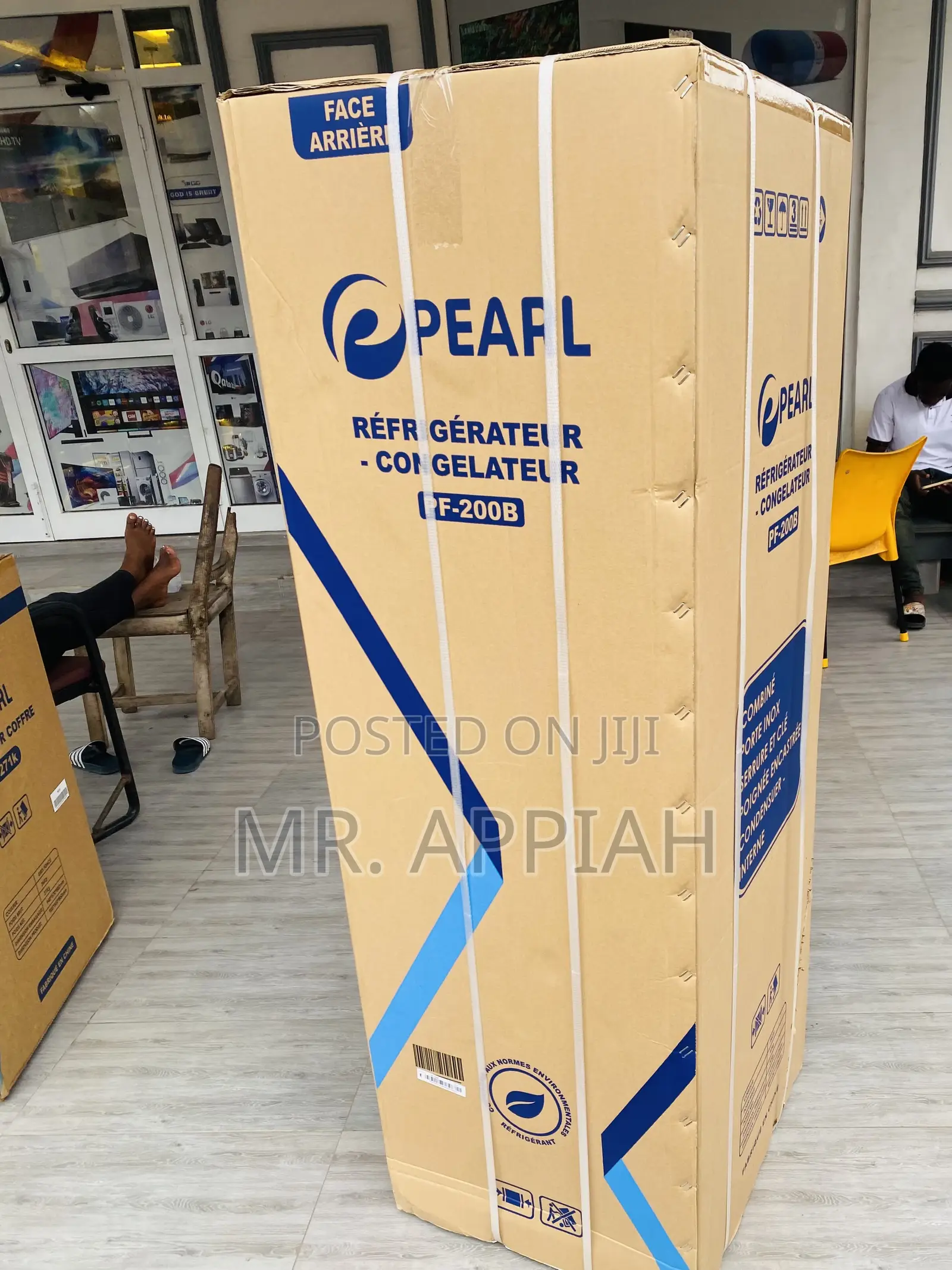 Shop Adorable Pearl PF-200B 2 Door Electric Fridge,Gray