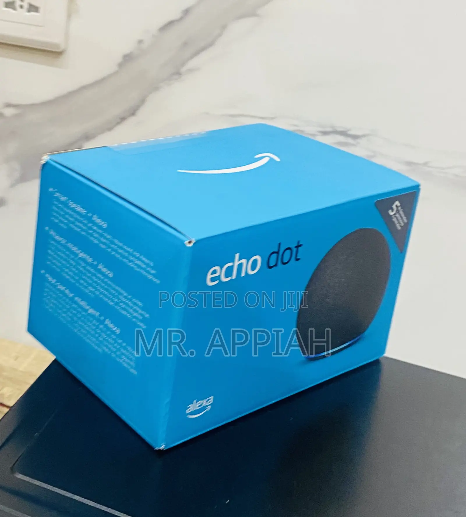 Lovely Echo Dot Portable Bluetooth Speaker,Black.