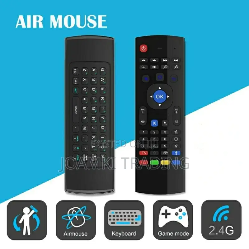 Fly Airmouse Remote Keyboard For Android TV, Smart TV, PC,