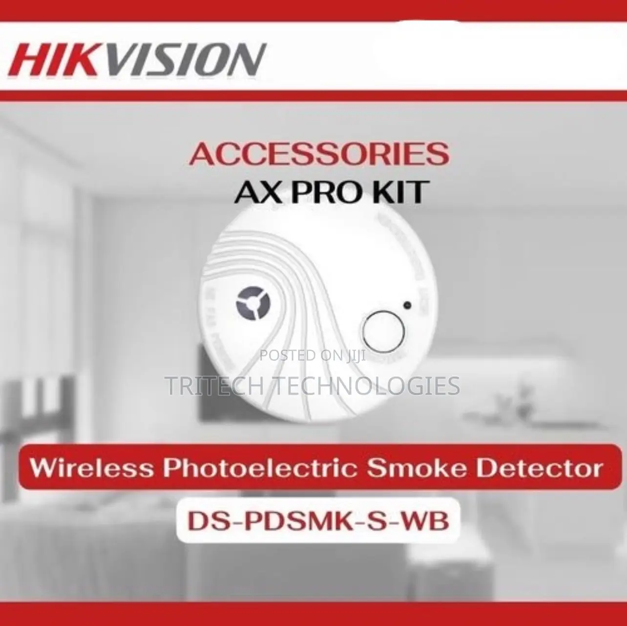 HIKVISION DS-PDSMK-S-WE Wireles Photoelectric Smoke Detector