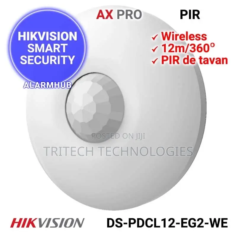 HIKVISION DS-PDCL12-EG2-WE Wireless PIR Ceiling Detector