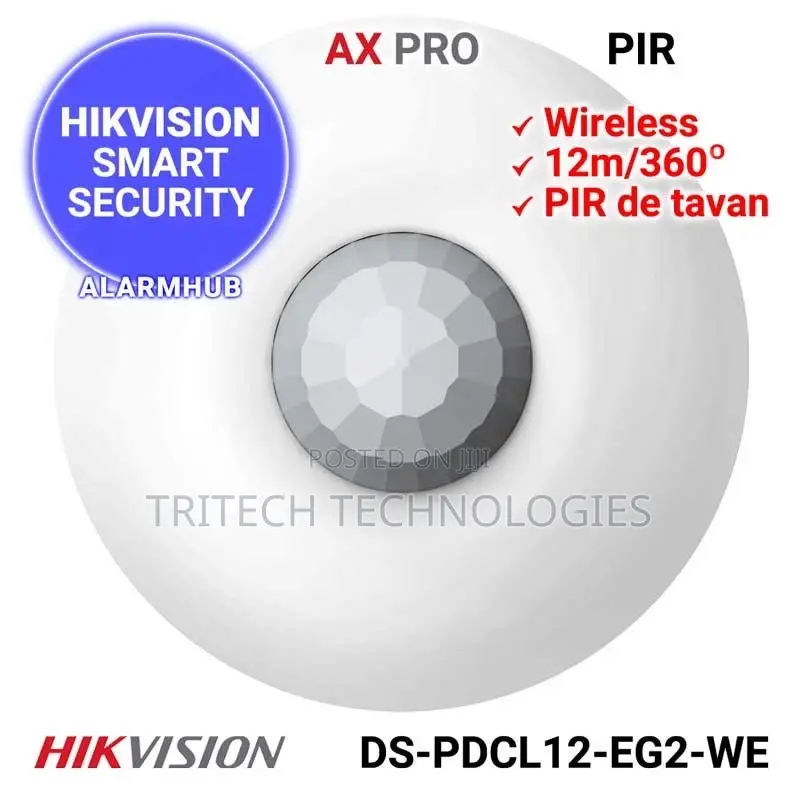 HIKVISION DS-PDCL12-EG2-WE Wireless PIR Ceiling Detector