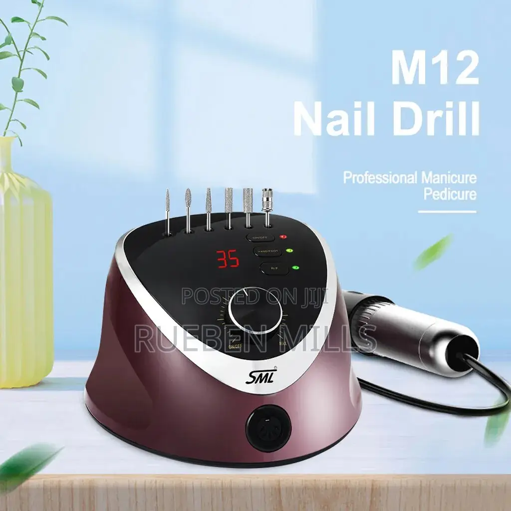 SML M12 35000rpm Professional Nail Drill File Machine