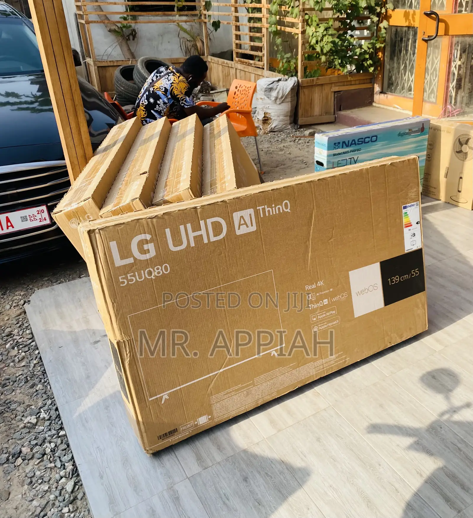 Lovely Design Lg 55uq80 55 Inch Uhd Smart Tv,Black.