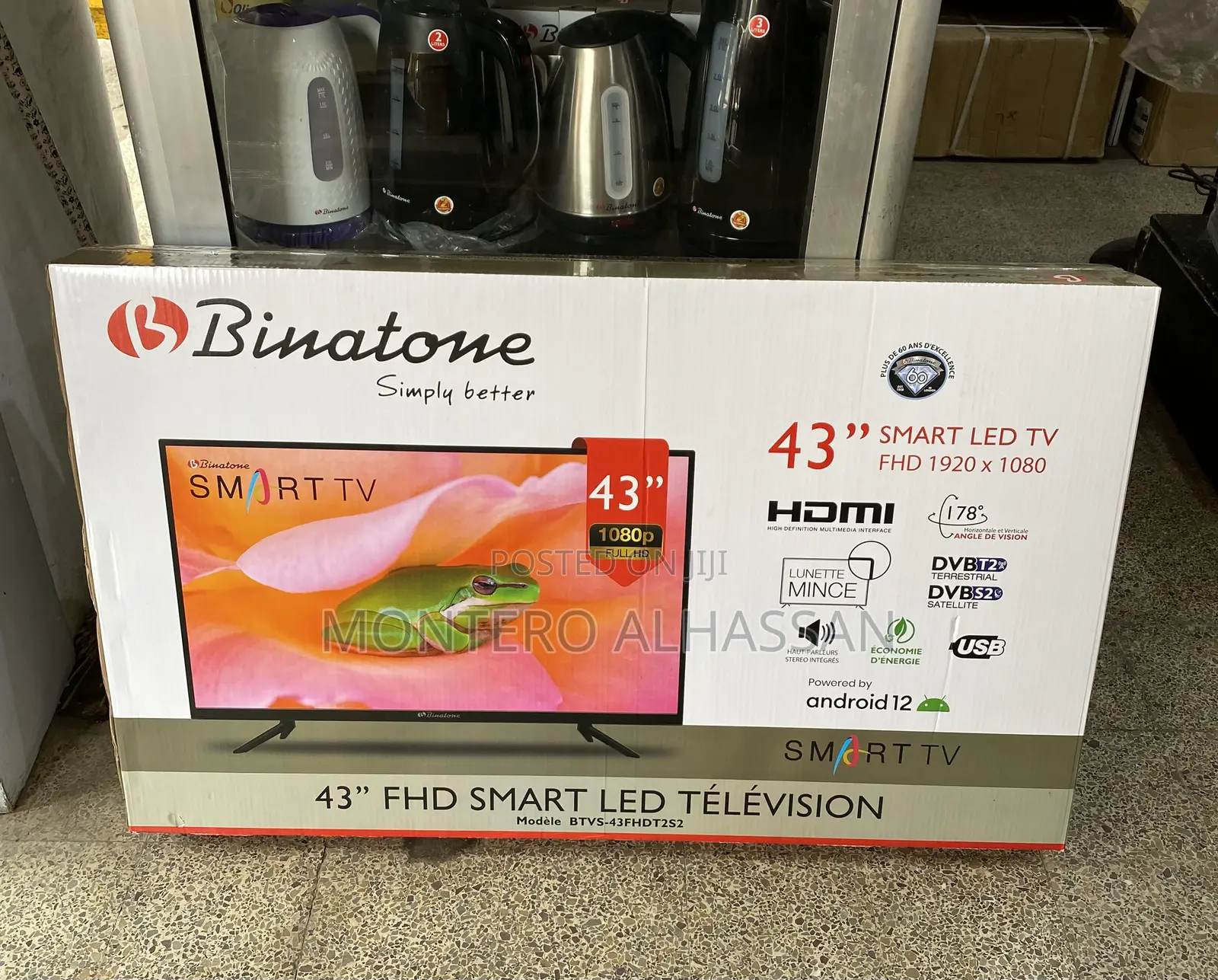 43.Inches Smart Binatone Television