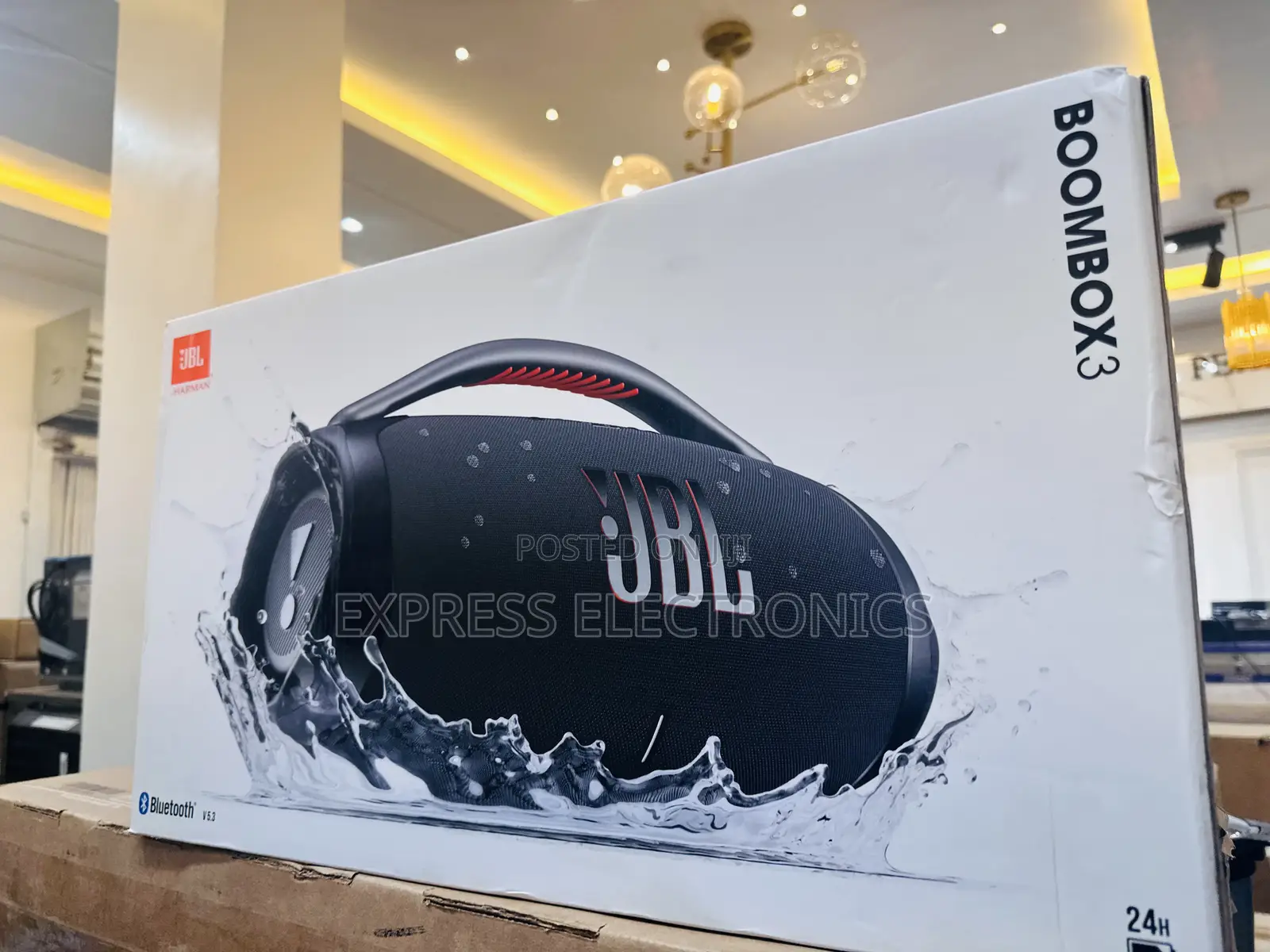All Play Long Bluetooth Speaker JBL Boombox 3