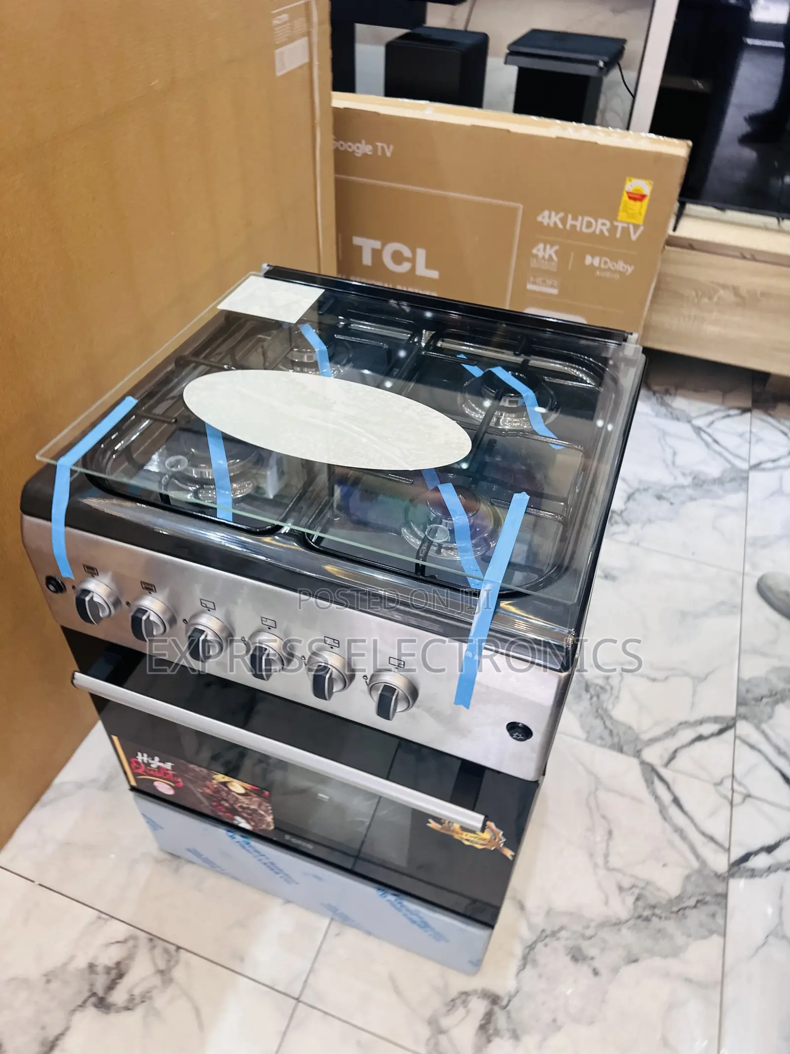 High Efficiency Euro 4burner 60/60 Ferre Gas Cooker