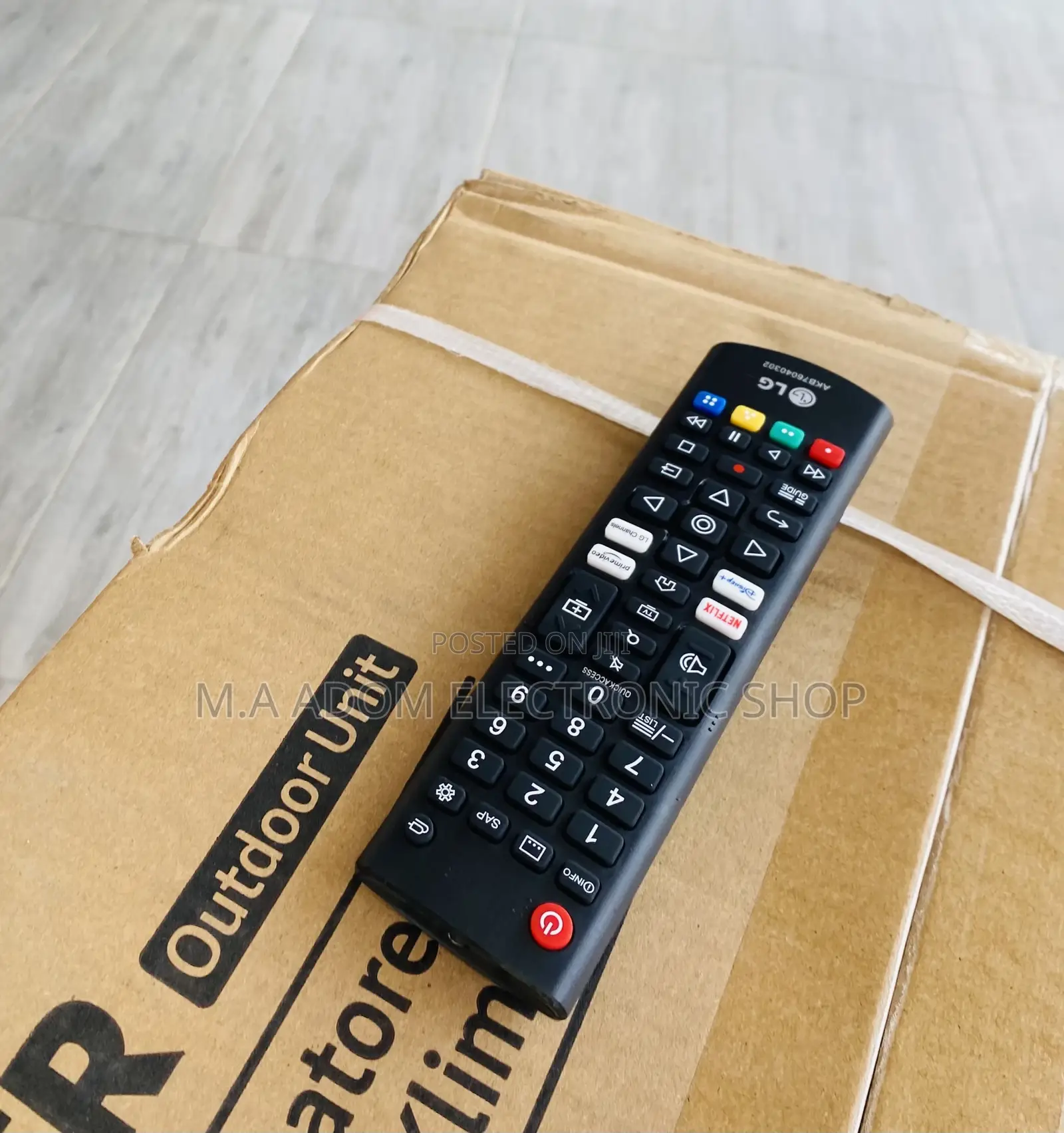 Original LG Electric Remote Control(Black).