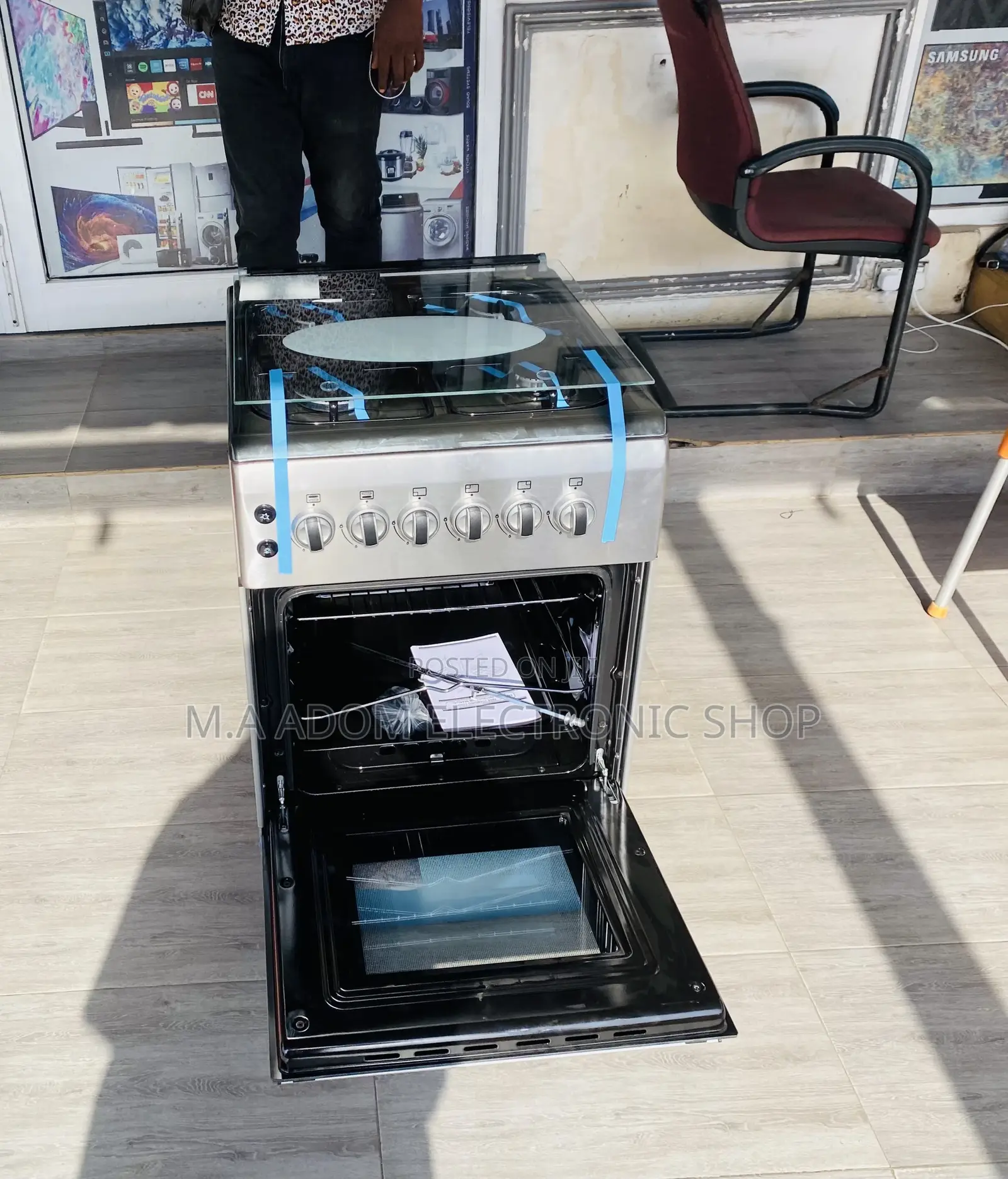 Buy Authentic Ferre 50x55 4 Gas Burner With Oven and Gtill.